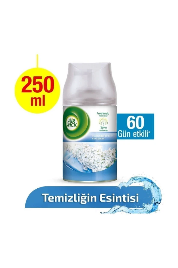 AİR WİCK Temizlik Esintisi Oda Kokusu Freshmatic Makine Yedek Spreyi 250 ml