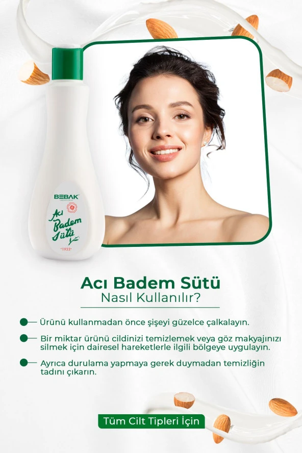 BEBAK Acı Badem Sütü 120 ml - 4