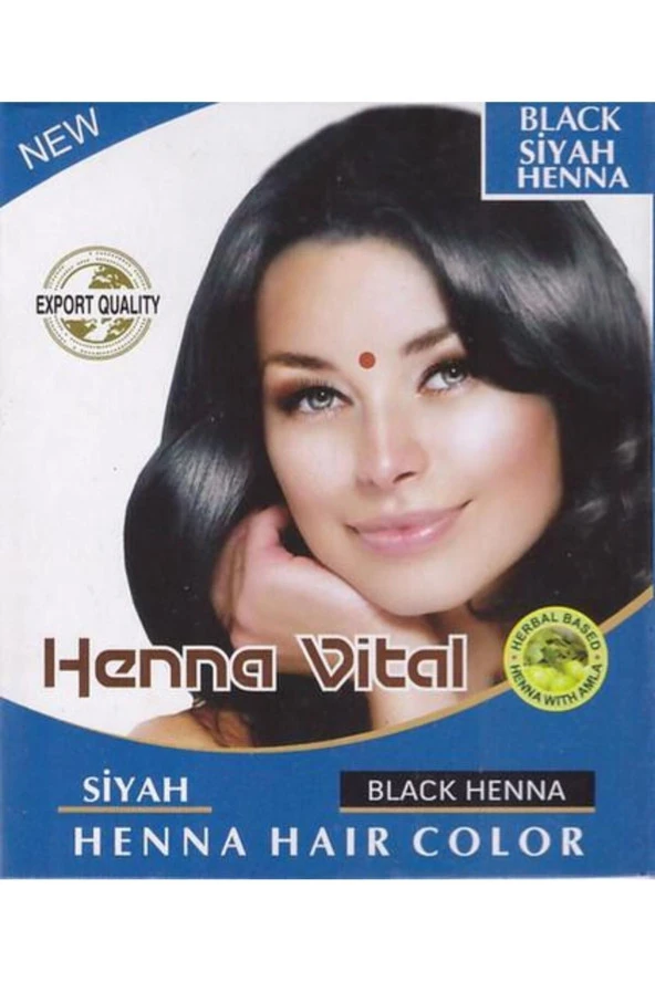 HENNA PRİME Henna Vital Hint Saç Kınası Siyah Renk ürün görseli