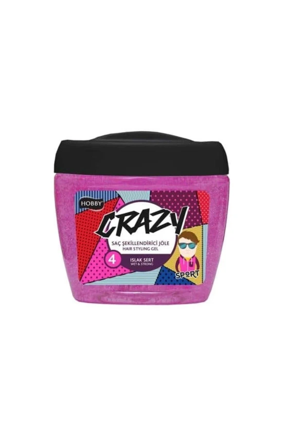 HOBBY Saç Jölesi Crazy Islak Sert Görünüm 700 ml