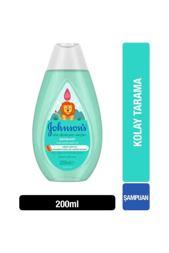 JOHNSON'S Söz Dinleyen Saçlar Bebek Şampuanı 200ml