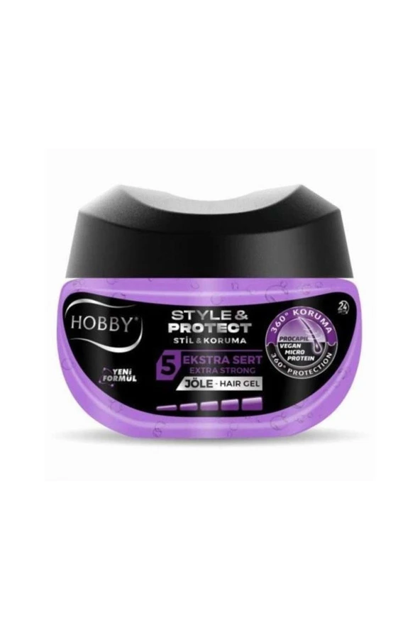 HOBBY Style & Protect Saç Jölesi Extra Strong 250ml