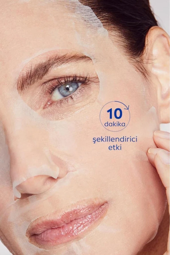 NIVEA Cellular Expert Lift Cilt Dolgunlaştırıcı Yüz Kağıt Maskesi, Doğal Retinol Alternatifi Saf Bakuchiol - Resim 3