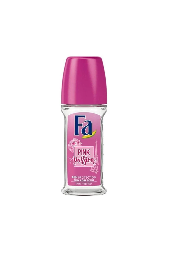 FA Pink Passion 48h Kadın Roll-on 50ml - Resim 2