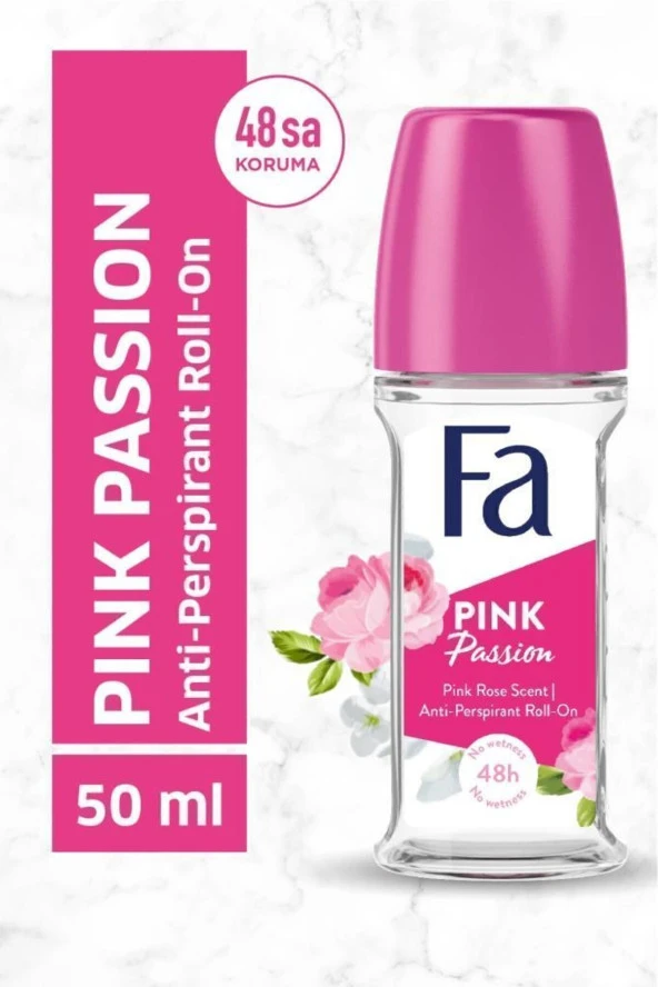 FA Women Pink Passion Pembe Gül Anti-perspirant Roll-on 50 ml