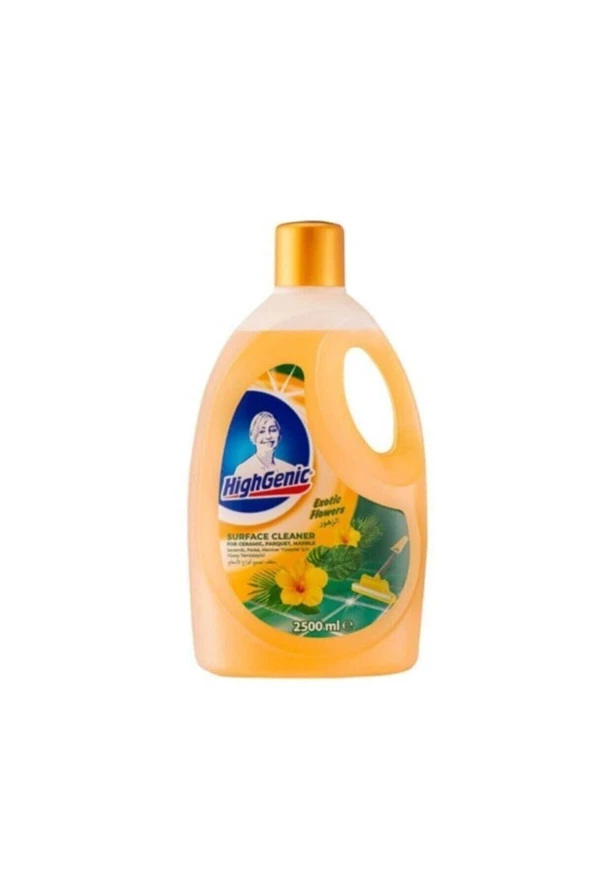 HİGHGENİC Genel Yüzey Temızleyici - Egzotik Çiçekler 2500 ml