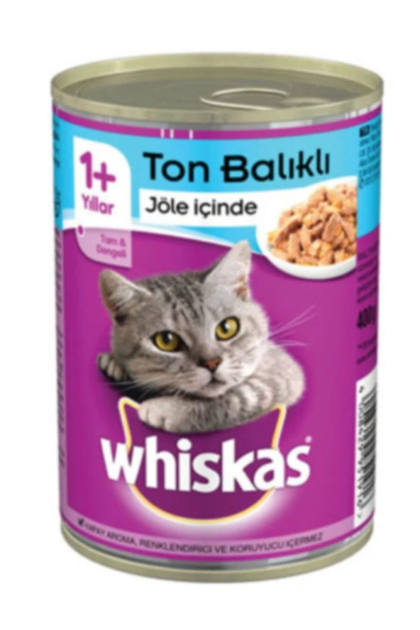 WHİSKAS Konserve Ton Balık Kedi Maması 400 gr