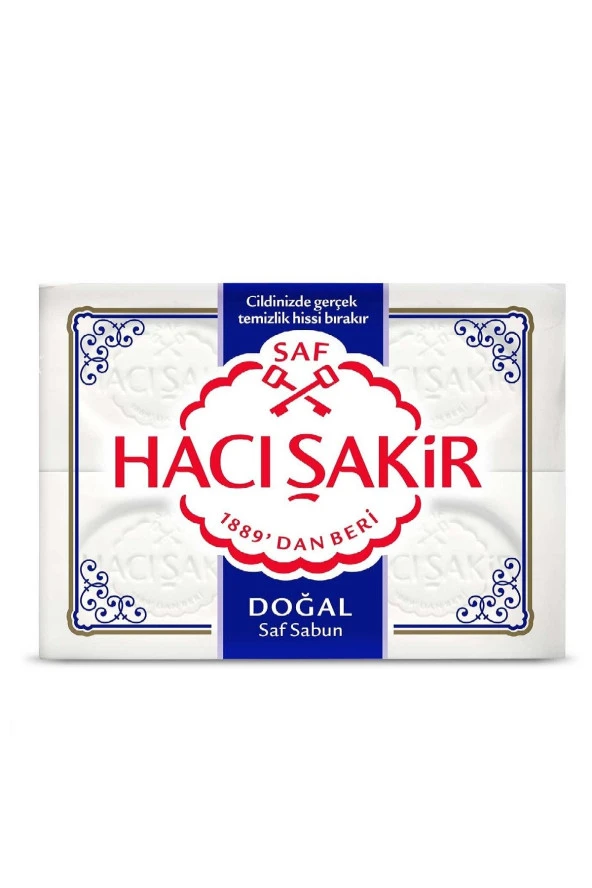 HACI ŞAKİR Saf Doğal Sabun 4lü (600 gr)