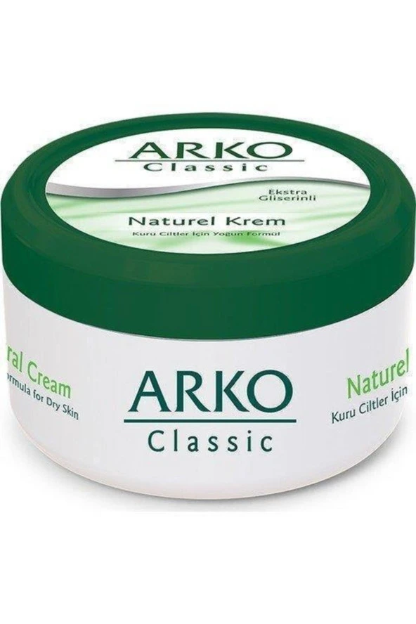ARKO Nem Klasik Naturel Kavanoz Krem 250ml Yeni