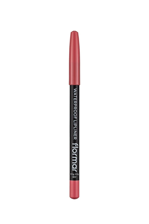 FLORMAR Suya Dayanıklı Dudak Kalemi - Waterproof Lipliner 238 Pure Rose 8690604567515 - 3