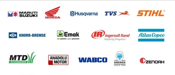 Aip - Alp Piston Segman Seti 42mm - Oleomac 746/446/8460 - Resim 6