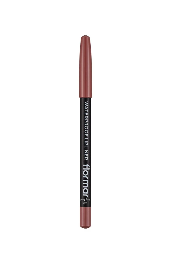 FLORMAR Waterproof Lipliner - Suya Dayanıklı Dudak Kalemi No:237 Rosy Sand 1.14 g 8690604567508 - 3
