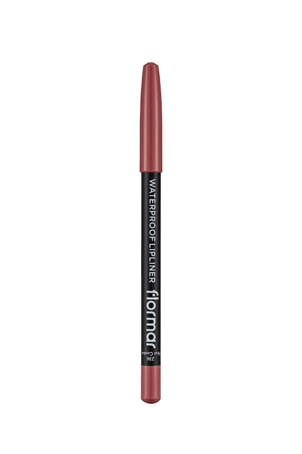 FLORMAR Suya Dayanıklı Dudak Kalemi (KAHVE) - Waterproof Lipliner - 236 Nut Cookie - 8690604567492 - 3