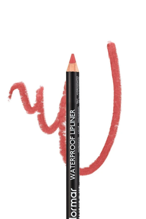 FLORMAR Suya Dayanıklı Dudak Kalemi - Waterproof Lipliner 238 Pure Rose 8690604567515 - 4
