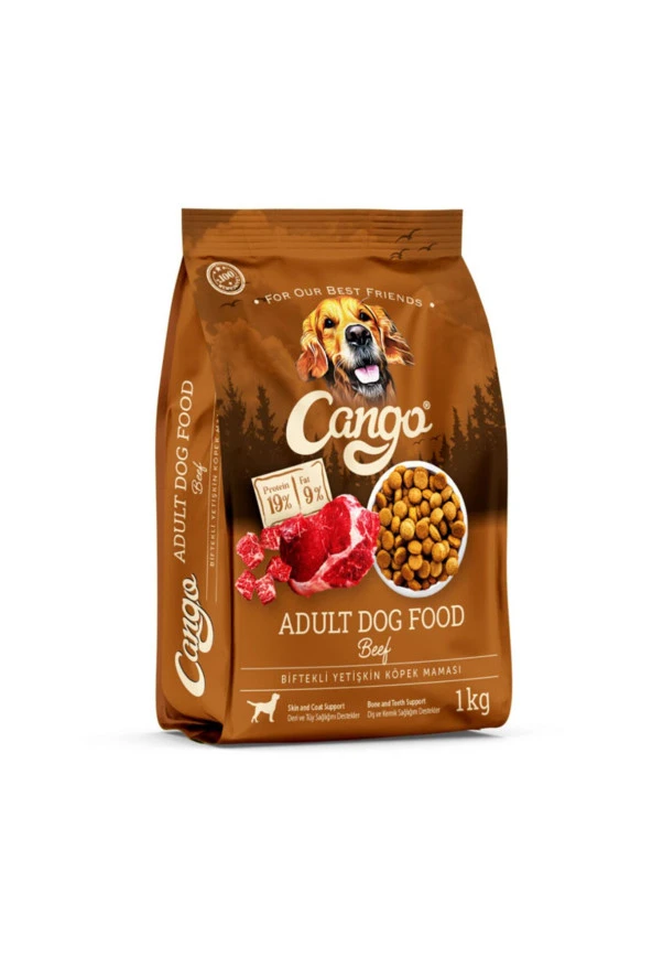 CANGO Yetişkin Köpek Maması Etli (BİFTEKLİ) 1kg