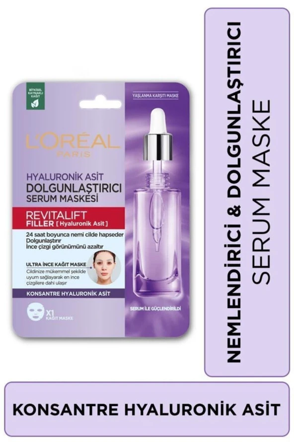 L'OREAL PARİS Revitalift Filler Dolgunlaştırıcı Serum Maske