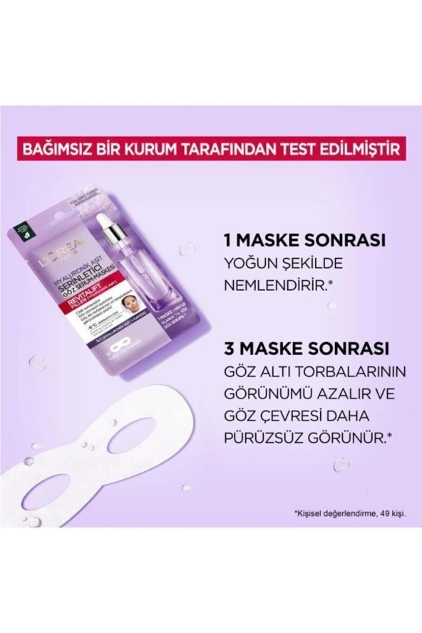 L'OREAL PARİS Revitalift Filler Serinletici Göz Serum Maskesi - 3