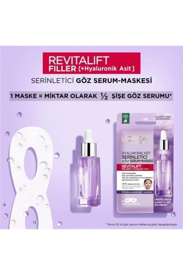 L'OREAL PARİS Revitalift Filler Serinletici Göz Serum Maskesi - 4
