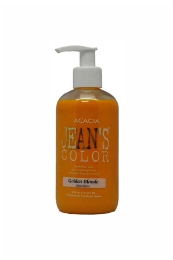 ACACİA Jean's Color Altın Sarısı 250 Ml. Golden Blonde Amonyaksız Balyaj Renkli Saç Boyası