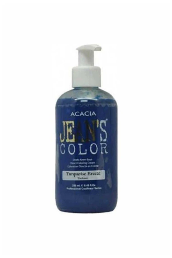 ACACİA Saç Boyası  Jean's Color Saç Boyası Turkuaz 250 ml 8680114782614