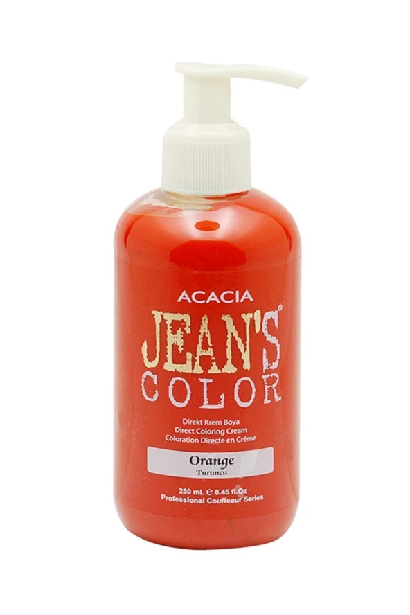 ACACİA Jean's Color Turuncu 250ml. Ornge Amonyaksız Balyaj Renkli Saç Boyası