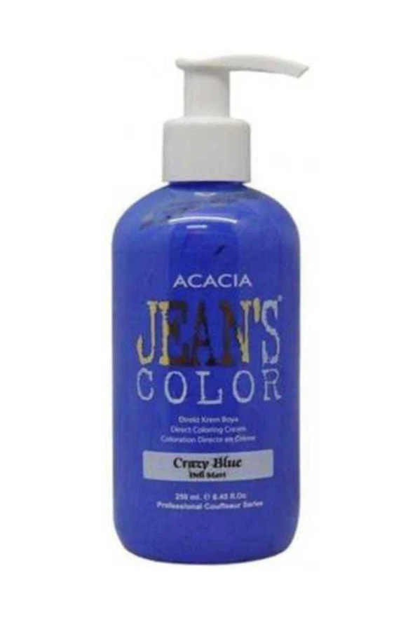 ACACİA Jean's Color Deli Mavi Su Bazlı Saç Boyası - Balyaj.