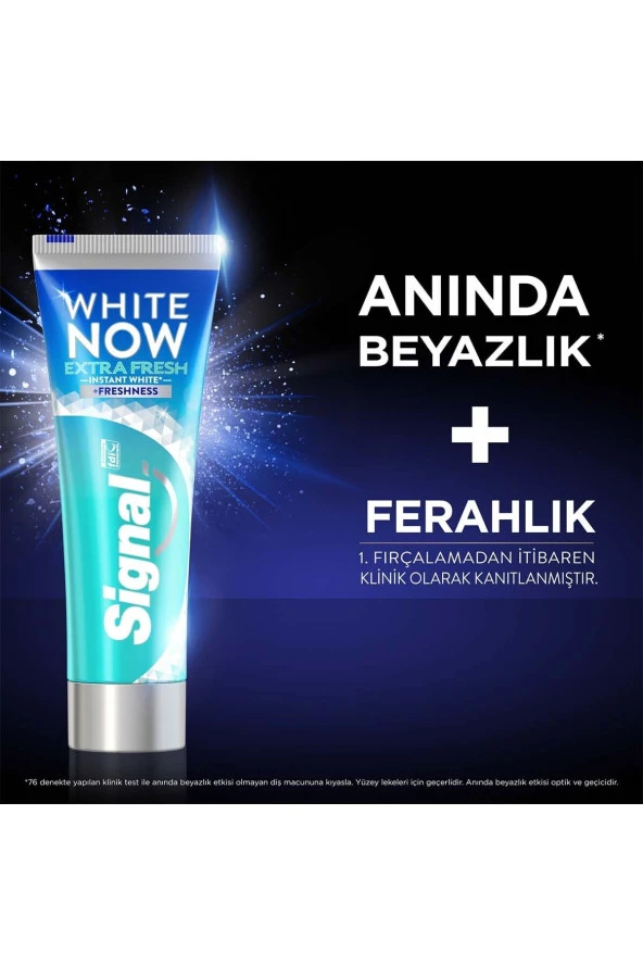 SİGNAL White Now Extra Fresh Ice Cool Diş Macunu 75 ml - 4