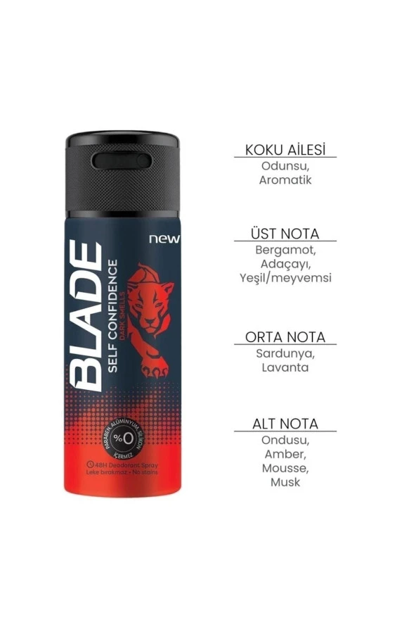 BLADE Self Confıdence Deodorant ürün görseli 1