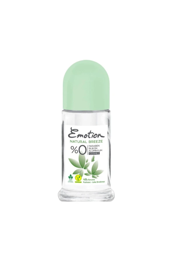EMOTİON ( KİL MASKESİ HEDİYE ) Emotion Natural Breeze Roll On 50ml ( 1 ADET )