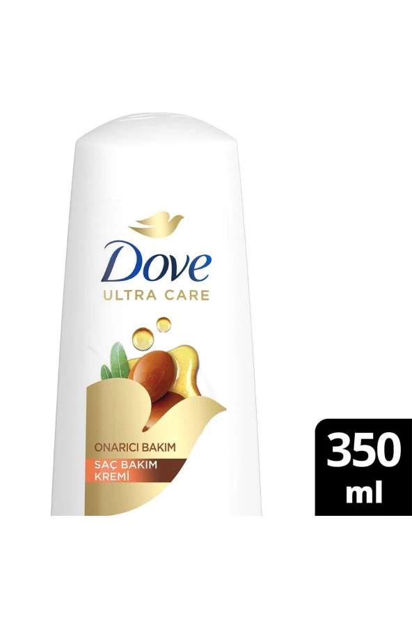 DOVE Ultra Care Saç Bakım Kremi Onarıcı Bakım Argan Yağı 350 ml