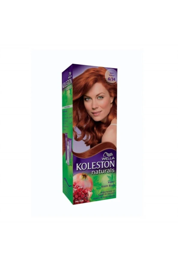 WELLA Naturals Saç Boyası 6/34 Bakır Kumral