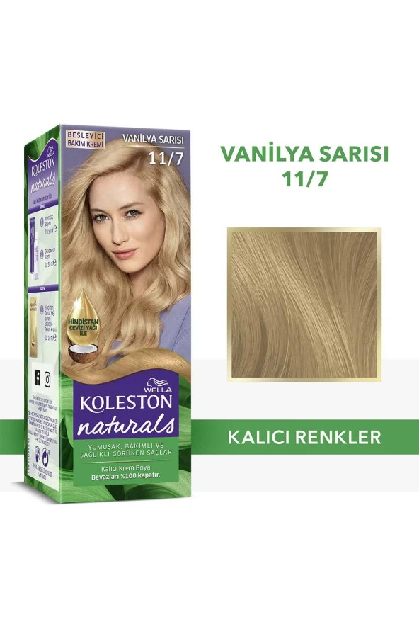 WELLA Koleston Naturals Saç Boyası 11/7 Vanilya Sarısı