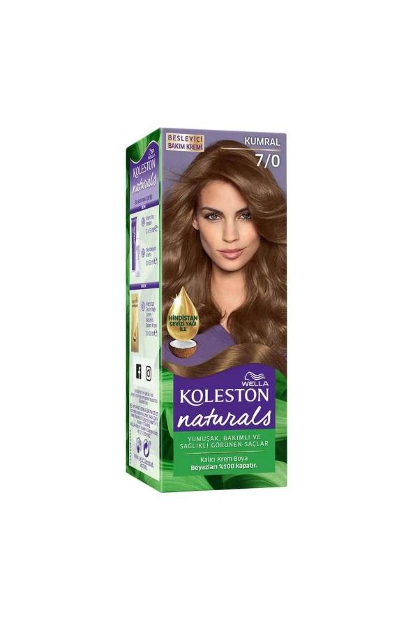 Wella Koleston Naturals Saç Boyası 7/0 Kumral - Resim 2
