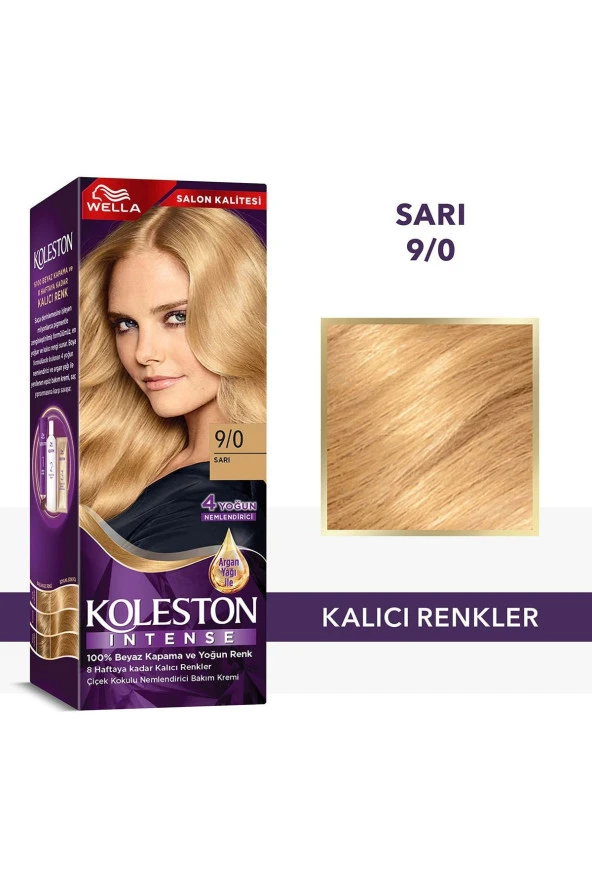 WELLA Koleston Intense Saç Boyası 9/0 Sarı - Salon Kalitesi