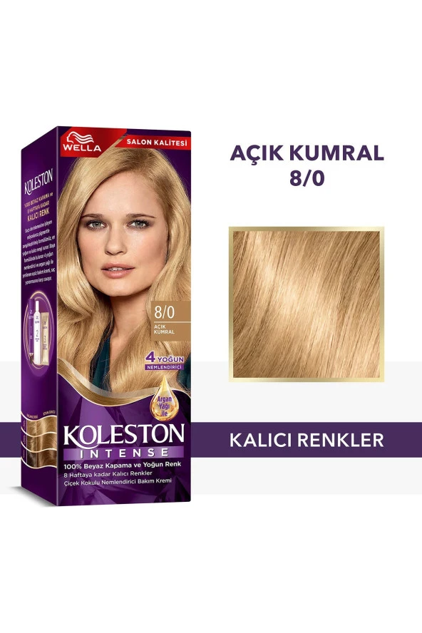WELLA Koleston Intense Saç Boyası 8/0 Açık Kumral