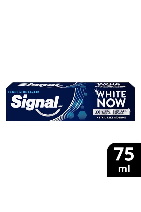 SİGNAL White Now Leke Karşıtı Kahve Ve Sigara Içenler Için Beyazlatıcı Diş Macunu 75 ml