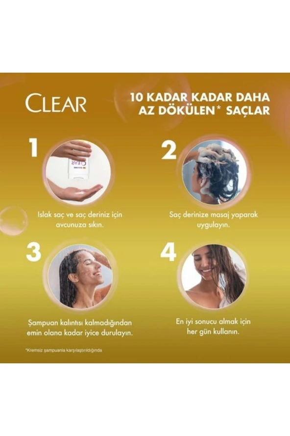 CLEAR Women Saç Dökülmesine Karşı 350 Ml - Resim 5