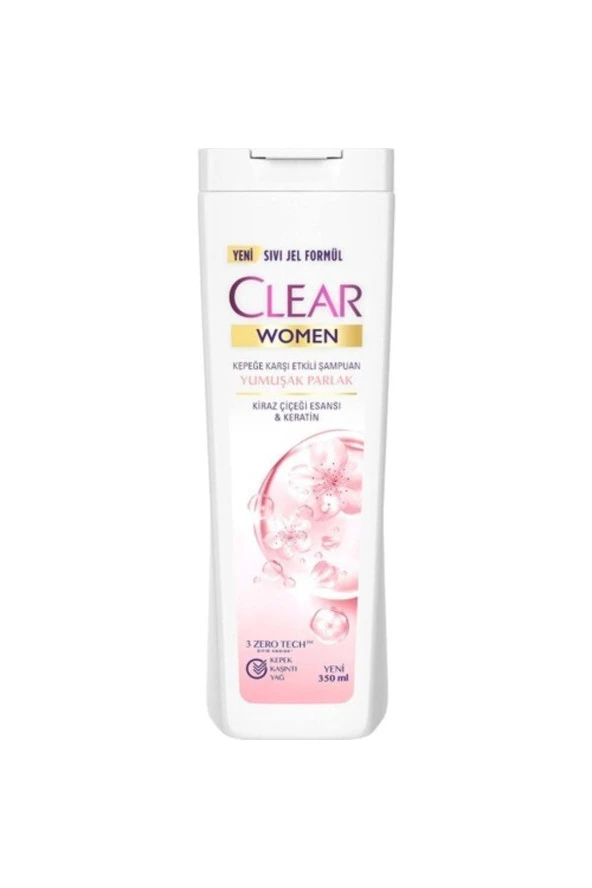 Clear Women Şampuan Yumuşak Parlak 350 Ml