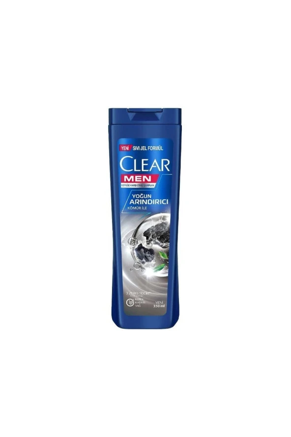 CLEAR Men Kepeğe Karşı Etkili Şampuan Yoğun Arındırıcı Kömür Ile 350 Ml