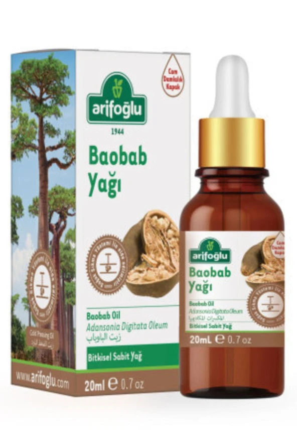 ARİFOĞLU Baobab Yağı 20ml