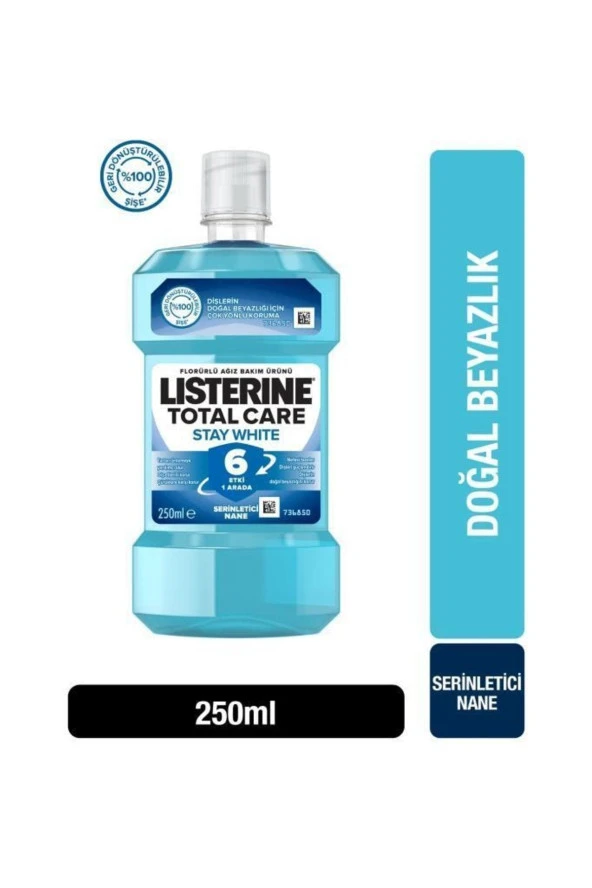 LİSTERİNE Stay White Ağız Bakım Suyu 250 Ml