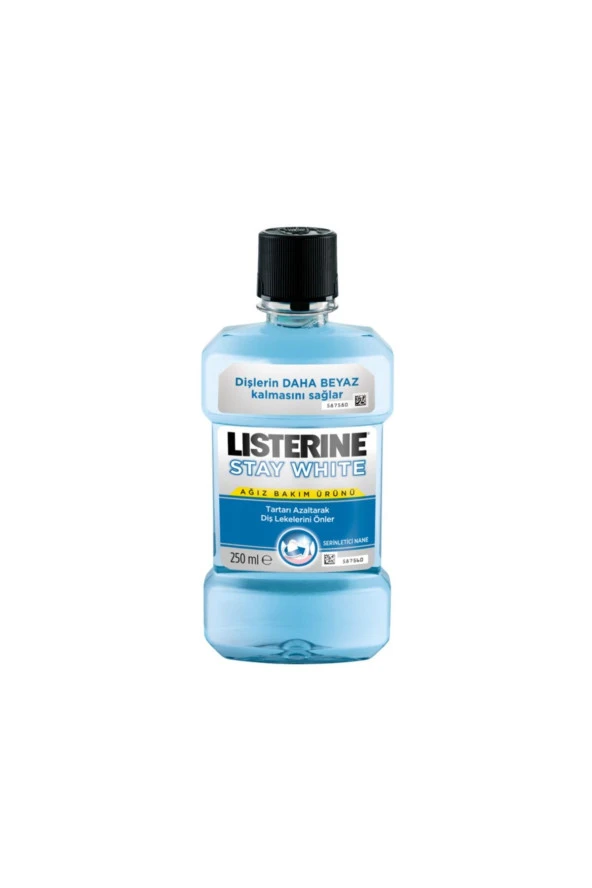 LİSTERİNE Stay White Serinletici Nane Ağız Gargı 250 ml