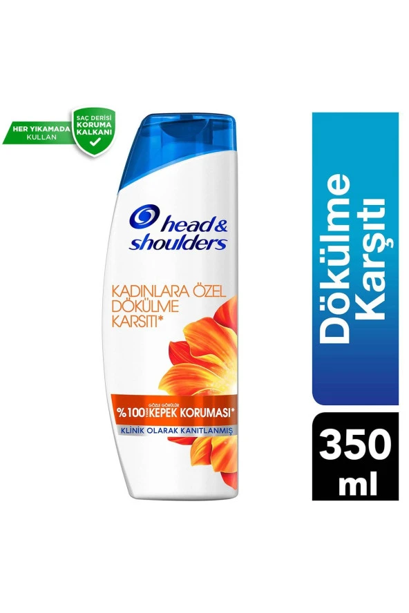 HEAD&SHOULDERS Kadınlara Özel Dökülme Karşıtı Kepeğe Karşı Etkili Şampuan 350 Ml