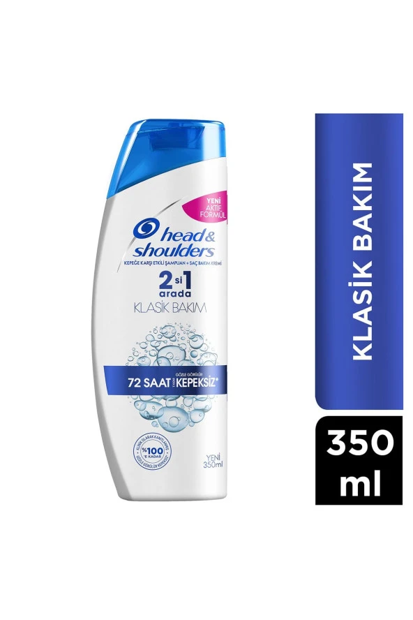 Head&Shoulders 350 Ml. 2-1 Klasik Bakım Şampuanı 72 Saat Kepeksiz