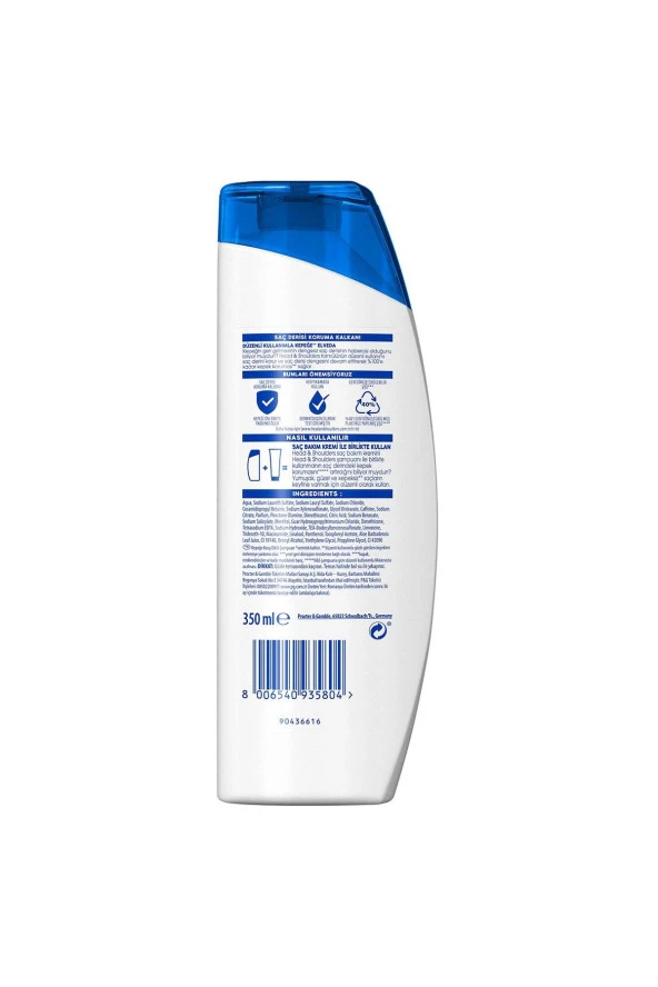 HEAD&SHOULDERS Kafein Etkili Saç Dökülme Karşıtı Şampuan 350 Ml - Resim 3
