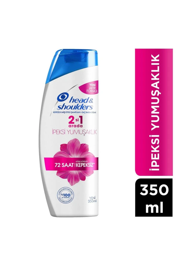 HEAD&SHOULDERS Ipeksi Yumuşaklık 2'si 1 Arada Kepeğe Karşı Etkili Şampuan 350 Ml ürün görseli 1