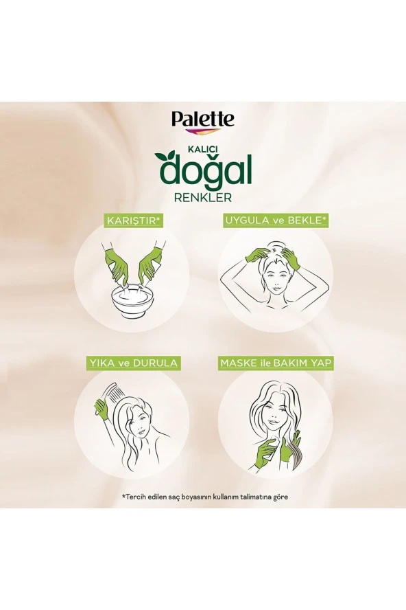 PALETTE Kalıcı Doğal Renkler 3-0 Koyu Kahve - 5