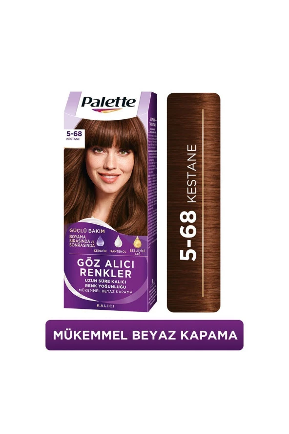 PALETTE Göz Alıcı Renkler Kestane Saç Boyası 5-68 Saç Boyası