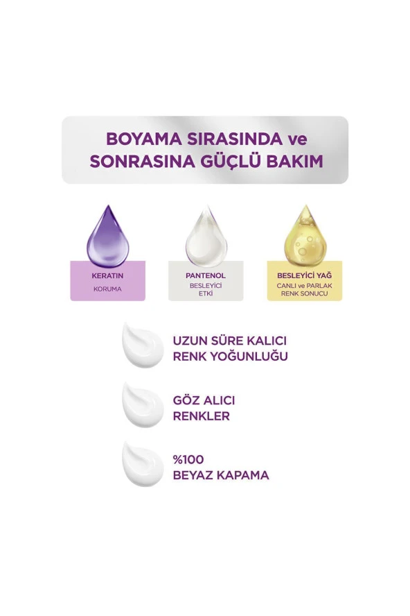 Palette Göz Alıcı Renkler 8.0 Koyu Sarı Saç Boyası - 3