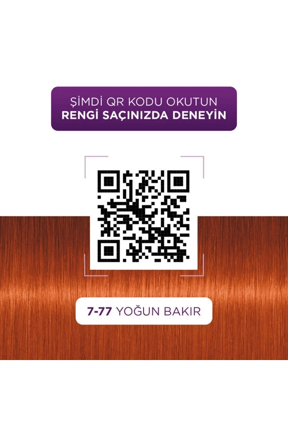 PALETTE Göz Alıcı Renkler 7-77 Yoğun Bakır Saç Boyası - 3
